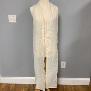 Stole Officiant Vestment Handmade Cream 109 Inches